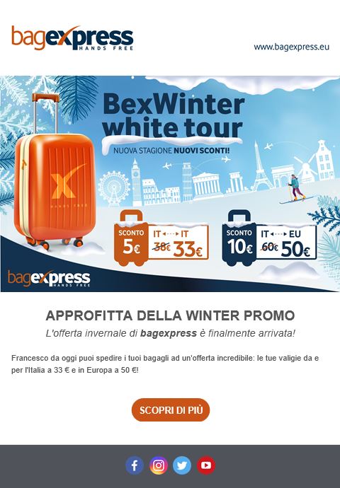 E-mail marketing bagexpress